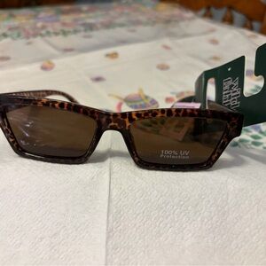 wild fable Tortoiseshell Rectangular Sunglasses - Brown Lenses